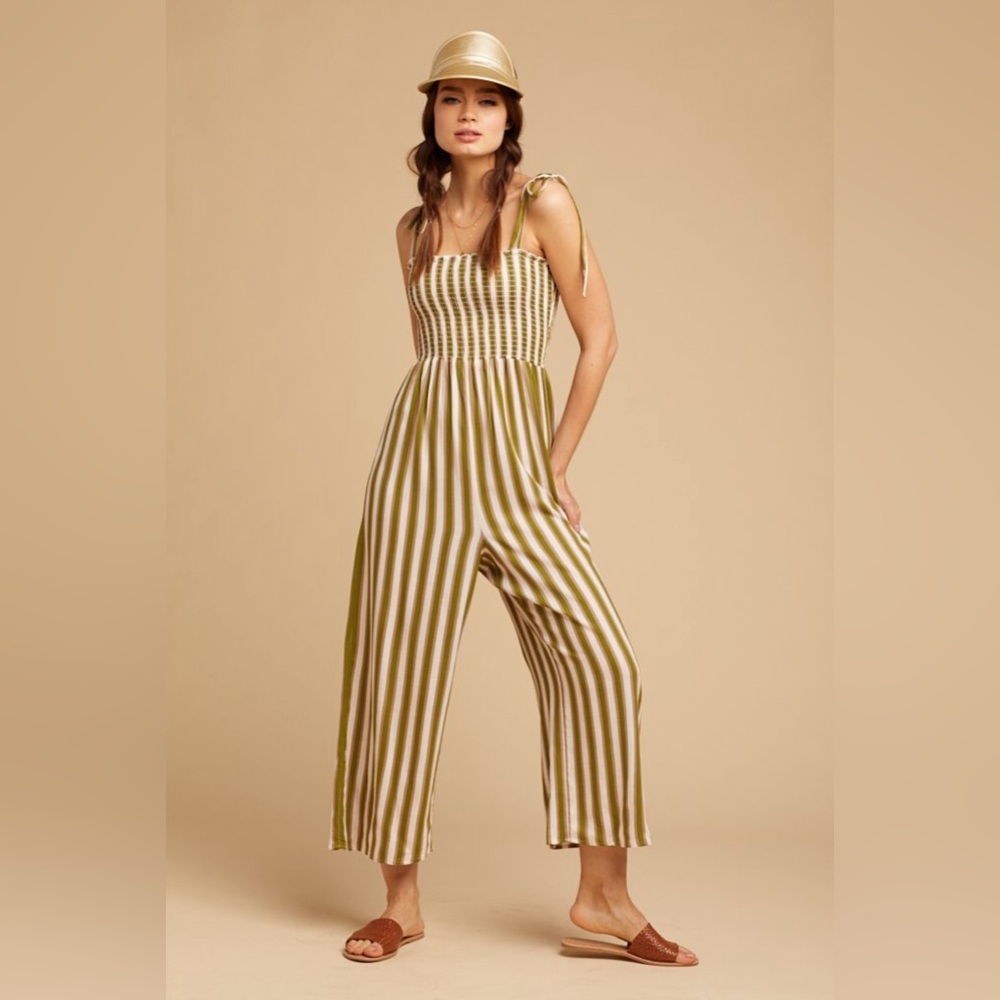 Show me your mumu Parton jumpsuit Bella stripe size small PLEASE READ